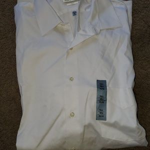 Men's Van Heusen Tall White Dress Shirt 18 1/2 35/